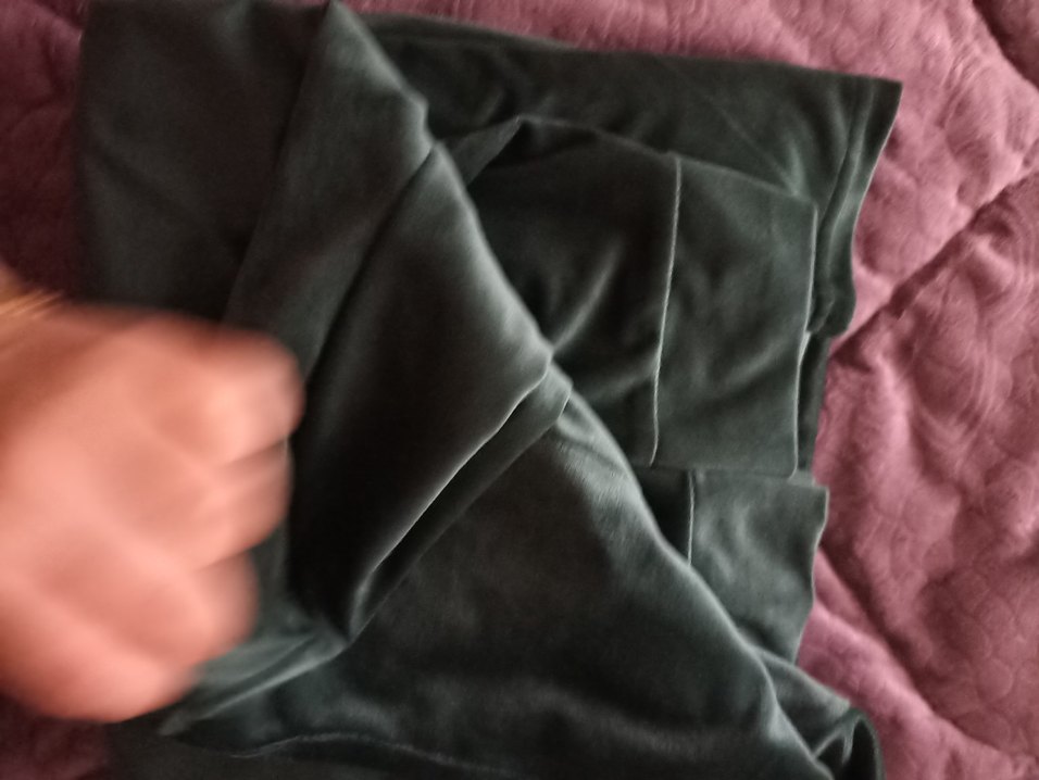 Zümrüt yeşili Baskılı Uzun Kollu Kadın  kadife Pijama Takımı - Görsel 5