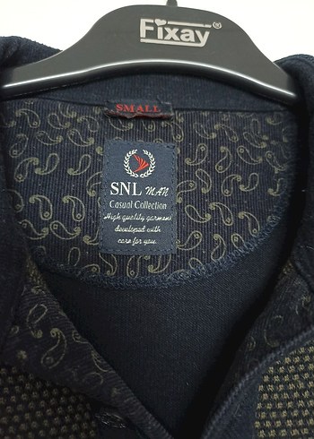 Erkek Düğmeli haki Uzun Kollu Kazak - Görsel 2