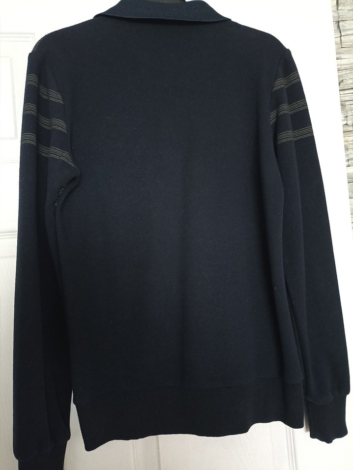 Erkek Düğmeli haki Uzun Kollu Kazak - Görsel 3