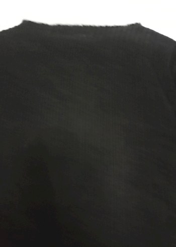 Düğmeli Siyah Kadın kadife mont - Görsel 7