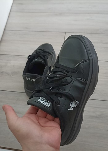 37 Beden siyah polo ayakkabı