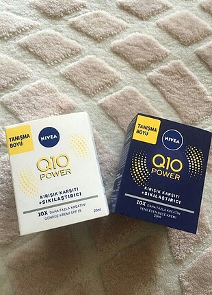 Nivea Q10 YAŞLANMA Karşıtı Gece ve Gündüz Nemlendiricileri 