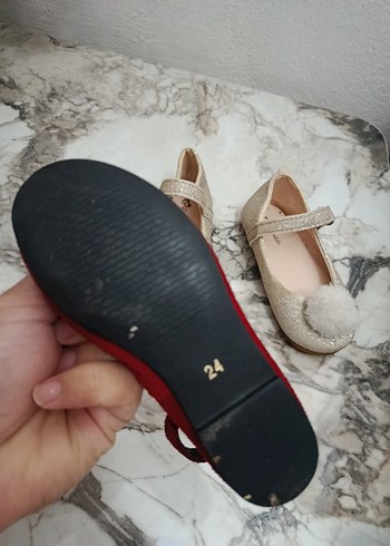 Kız Çocuk Beyaz Kürklü Modern Klasik Babet - Görsel 2