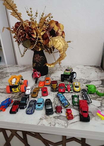 Renkli Oyuncak Araba Seti - Görsel 6