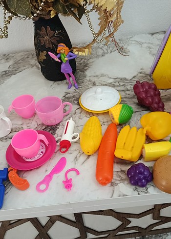 Renkli Plastik Oyuncak Mutfak Seti - Görsel 3