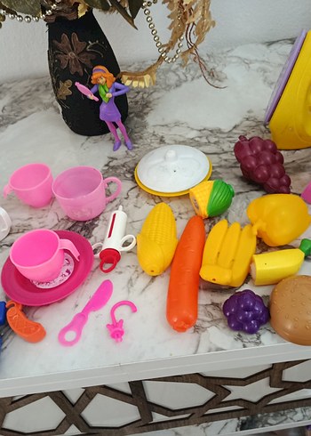 Renkli Plastik Oyuncak Mutfak Seti - Görsel 2