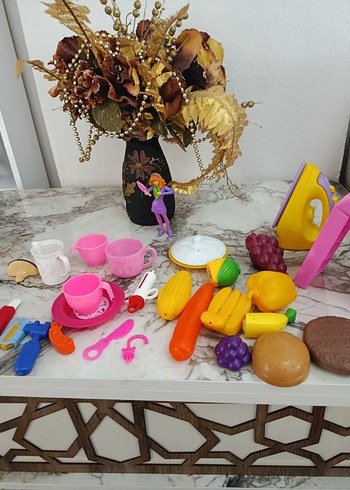 Renkli Plastik Oyuncak Mutfak Seti - Görsel 4