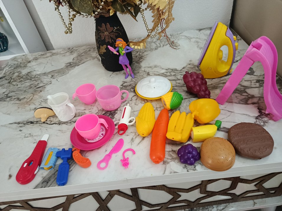 Renkli Plastik Oyuncak Mutfak Seti - Görsel 3