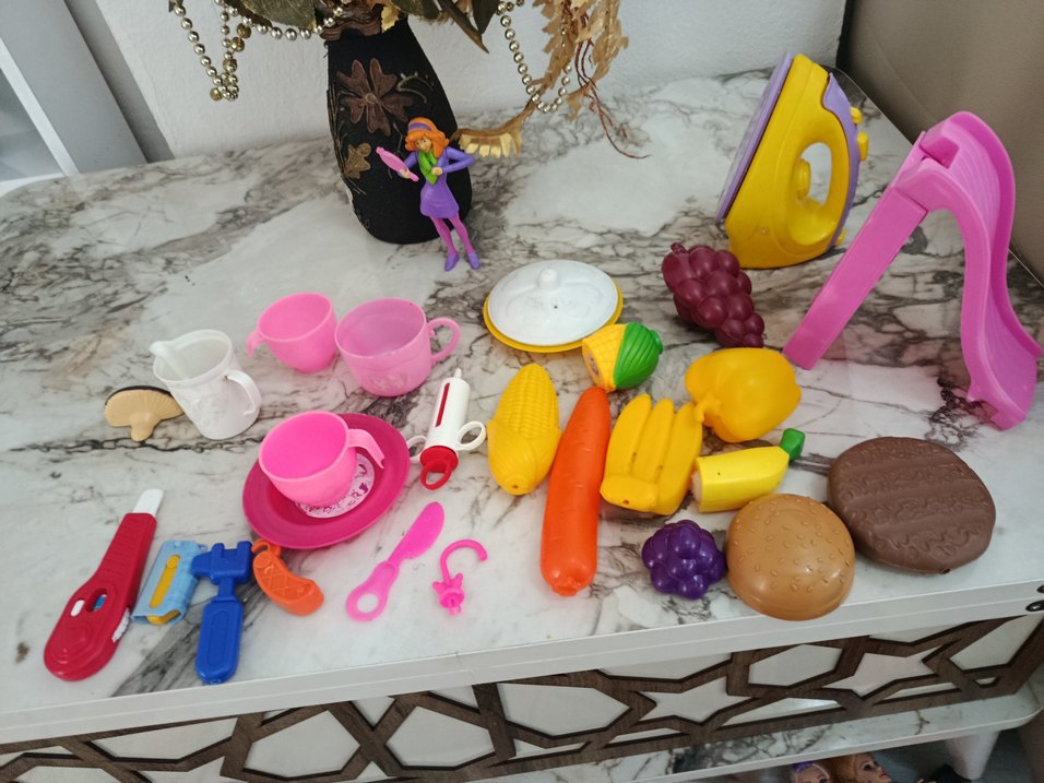 Renkli Plastik Oyuncak Mutfak Seti - Görsel 2