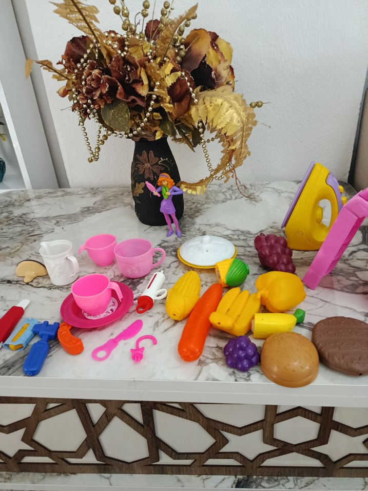 Renkli Plastik Oyuncak Mutfak Seti - Görsel 4