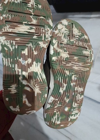 Erkek Çocuk Kamuflaj Desenli Kahverengi Bot - Görsel 3