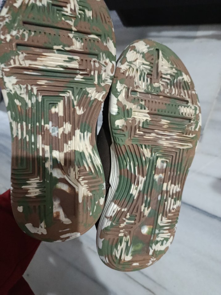 Erkek Çocuk Kamuflaj Desenli Kahverengi Bot - Görsel 3