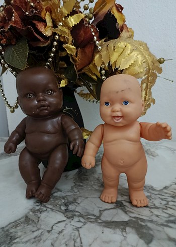 Dantel Elbiseli Beyaz Bebek - Görsel 5