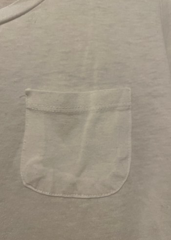 Beyaz Kısa Kollu Basic Tişört - Görsel 2