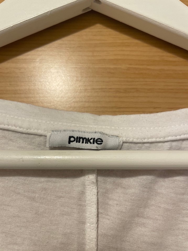 Beyaz Kısa Kollu Basic Tişört - Görsel 3