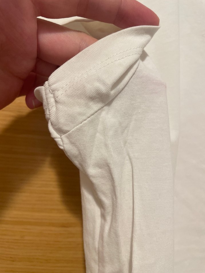 Beyaz Kısa Kollu Basic Kadın Tişört - Görsel 4