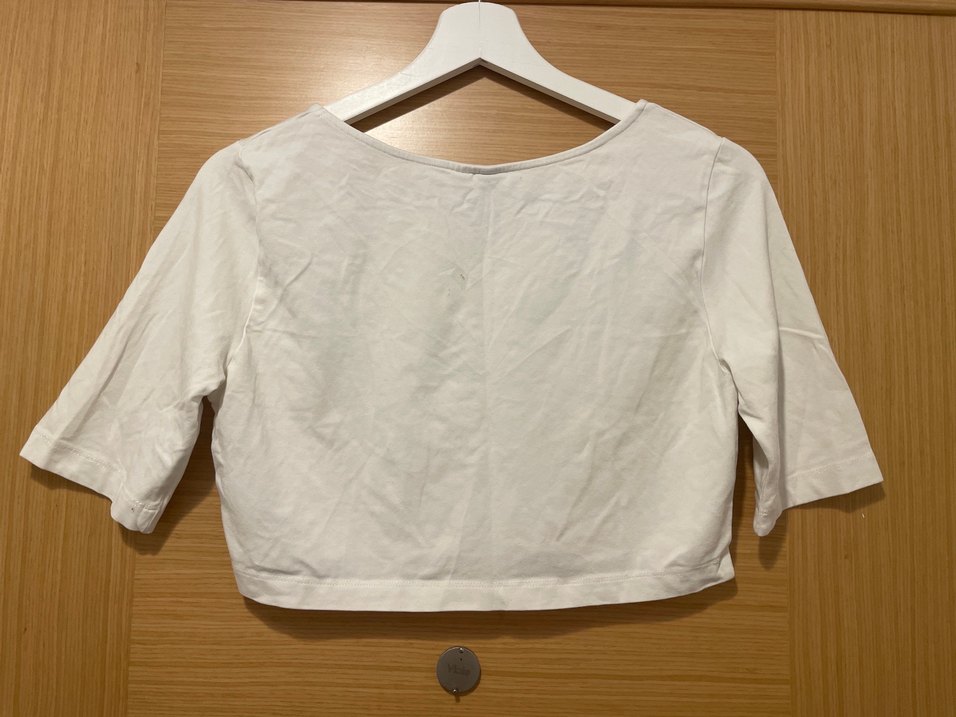 Baskılı Bej Sokak Stili Kedi crop Tshirt - Görsel 3