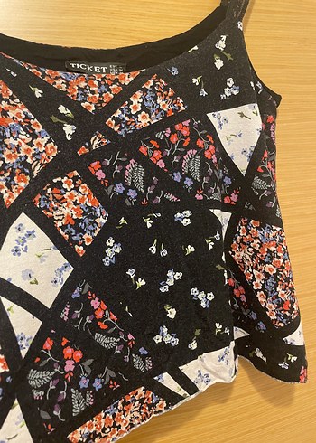 Çok Renkli Dantelli Mini Askılı Üst - Görsel 4