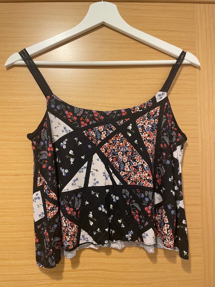 Çok Renkli Dantelli Mini Askılı Üst - Görsel 5