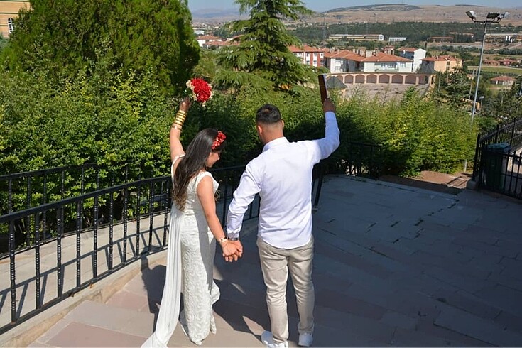 m Beden Nikah elbisesi,beyaz elbise,gelinlik