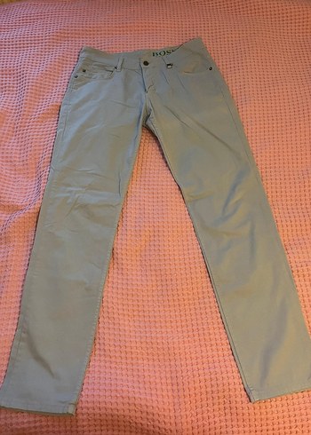 Hugo Boss Acik Bej Slim Fit Pantolon