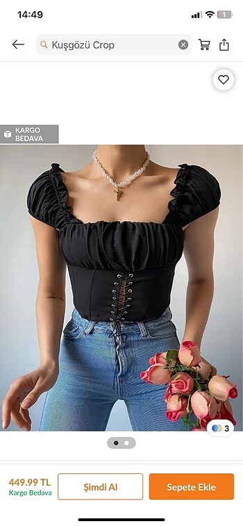 Crop bluz