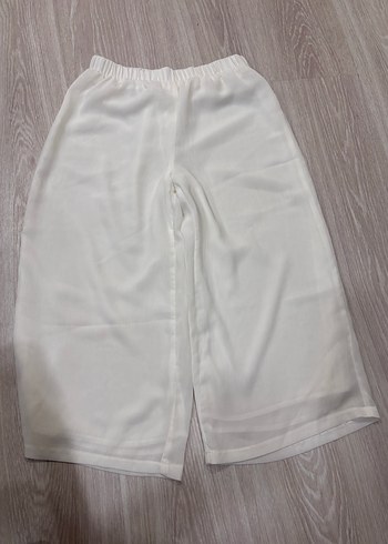 Beyaz Kadın Plaj Pantolonu - Görsel 2