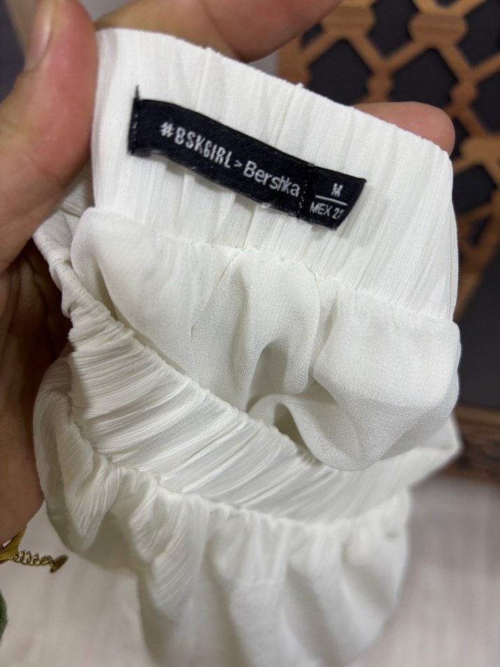 Beyaz Kadın Plaj Pantolonu - Görsel 5