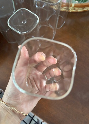 Şeffaf Uzun İnce Cam Bardak - Görsel 3