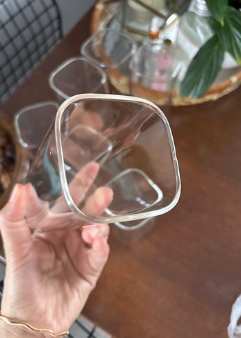 Şeffaf Uzun İnce Cam Bardak - Görsel 6