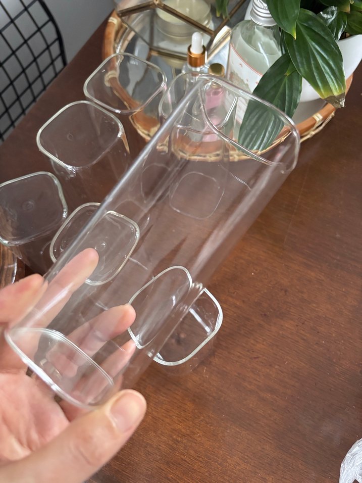 Şeffaf Uzun İnce Cam Bardak - Görsel 5