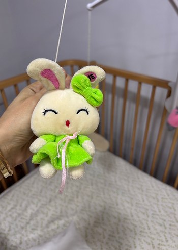 Renkli Peluş Müzikli Bebek Mobil Oyuncak - Görsel 3