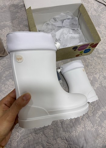 Çocuk Beyaz Yağmur Botu - Igor - Görsel 2