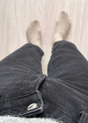 Kadın Siyah yeni jean - Görsel 4