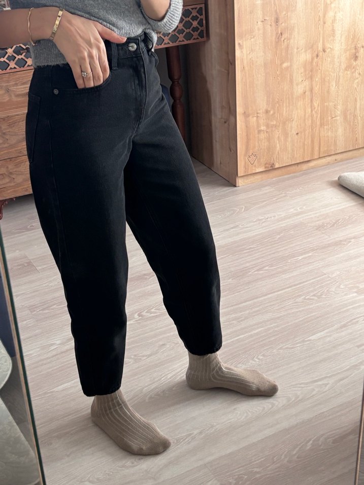 Kadın Siyah yeni jean - Görsel 2