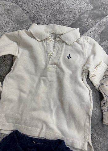 Mavi Gri Bebek Erkek Uzun Kollu 4'lü Takım - Görsel 3