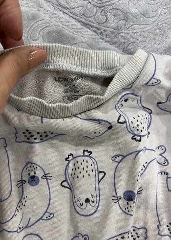 Mavi Gri Bebek Erkek Uzun Kollu 4'lü Takım - Görsel 4