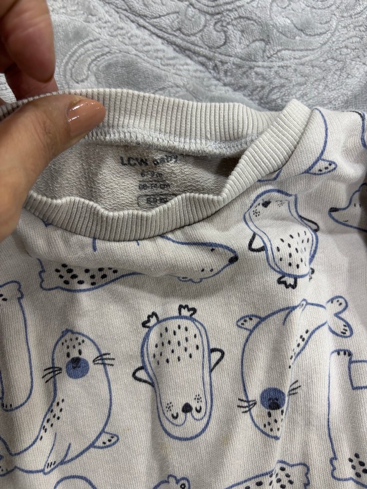 Mavi Gri Bebek Erkek Uzun Kollu 4'lü Takım - Görsel 4