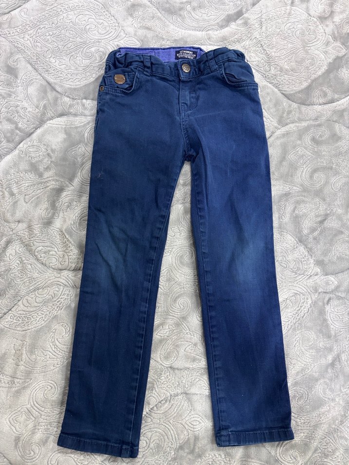 Erkek Çocuk Mavi Denim Pantolon - Görsel 2