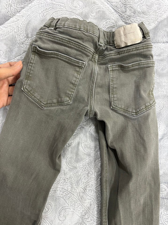 Gri Erkek Çocuk Kot Pantolon - Görsel 5