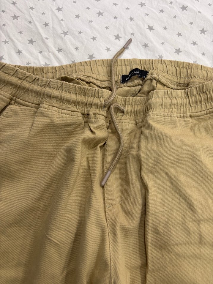 Bej erkek Pantolon - Görsel 3