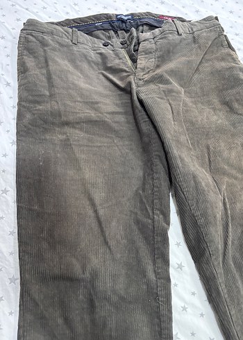 Kahverengi Erkek Kadife Pantolon - Görsel 4