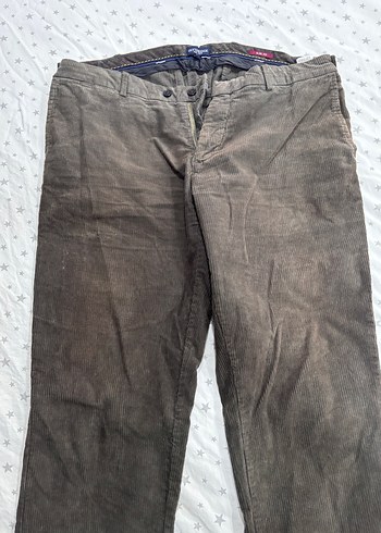 Kahverengi Erkek Kadife Pantolon - Görsel 6