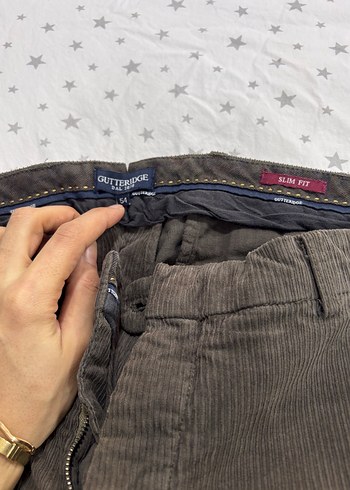 Kahverengi Erkek Kadife Pantolon - Görsel 3