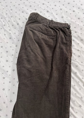 Kahverengi Erkek Kadife Pantolon - Görsel 7