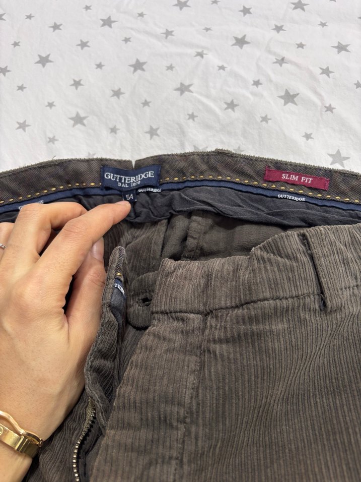 Kahverengi Erkek Kadife Pantolon - Görsel 3