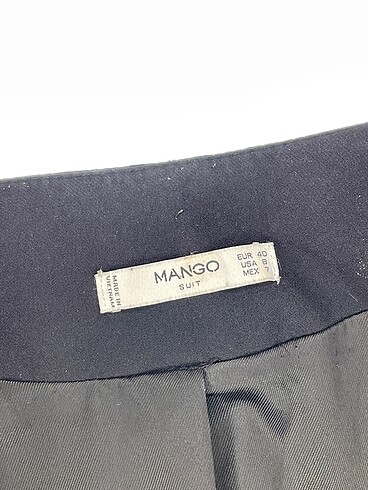 40 Beden siyah Renk Mango Blazer %70 İndirimli.