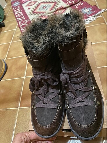 Nine west kahverengi bot