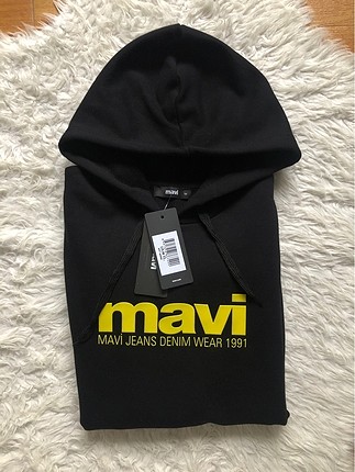 Siyah sweatshirt MAVİ