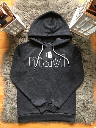 Füme sweatshirt mavi